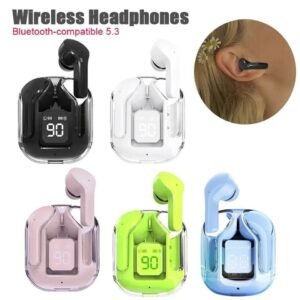 AIR31 EARBUDS WIRELESS CRYSTAL TRANSPARENT EAR BUDS