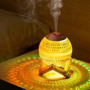 COLORFUL CRYSTAL BALL HUMIDIFIER OIL DIFFUSER AROMATHERAPY MIST