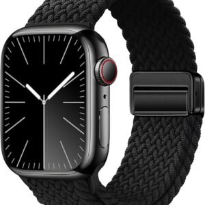 Series-9 Smartwatch with Nylon Strap (Black)