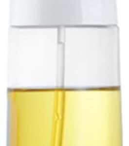 ECVV 300ml Oil Sprayer Bottle – Refillable Olive Oil Mister for Cooking, Baking, Frying, BBQ & Salad (Clear White)
