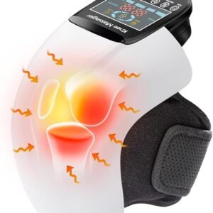4-in-1 Knee Massager – Heat, Red Light, Vibration & 3D Therapy for Pain Relief