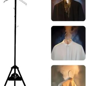 EOGILY Clothes Incense Burner Stand 175cm – Freestanding Coat & Steamer Rack (White)