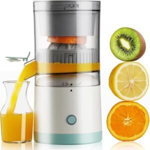 Portable Electric Citrus Juicer – Rechargeable, BPA-Free, Powerful Motor & Easy Pour Spout