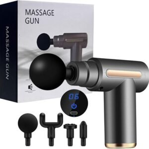 Maproti Massage Gun – Cordless Deep Tissue Massager with 6 Speeds & USB-C Fast Charging