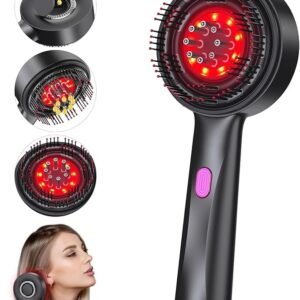 jjojcll Cordless Scalp Massager Brush with Oil Applicator – Shiatsu Waterproof Head Massager